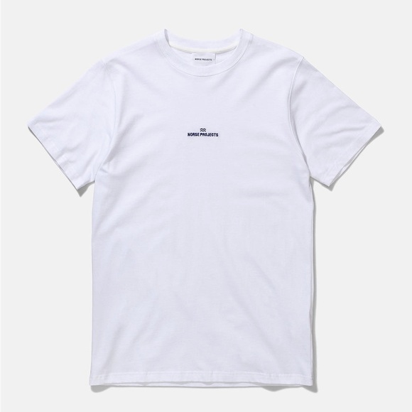 Men’s Norse Project Wave Logo T-Shirt - Picture 1 of 5